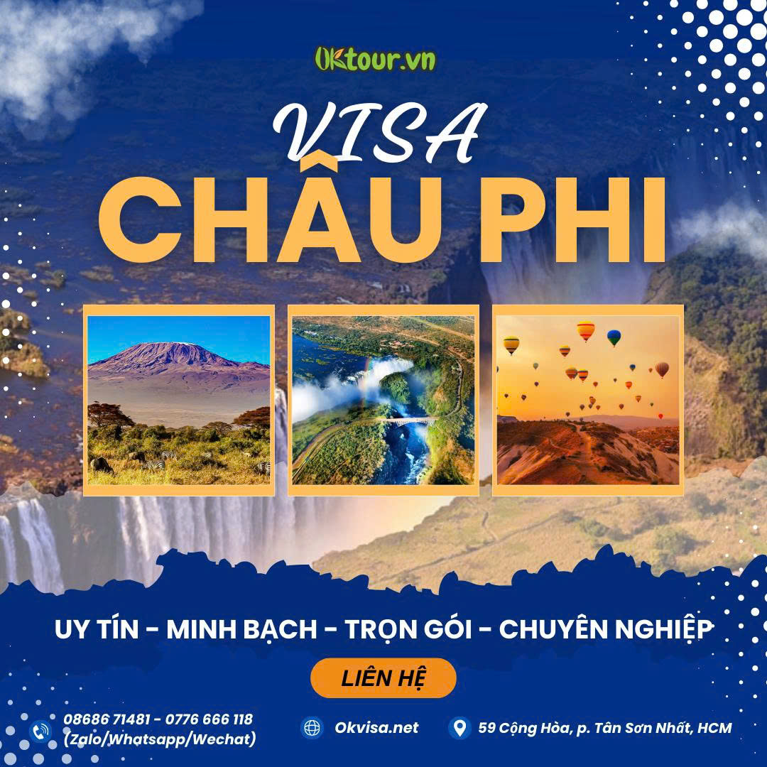 Visa Châu Phi Online - Dịch vụ xin visa nhanh chóng