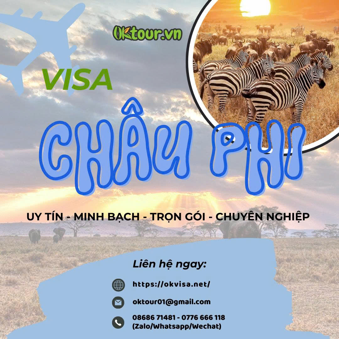 Visa Châu Phi thăm thân mới nhất