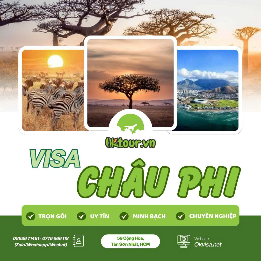 Visa du lịch châu phi