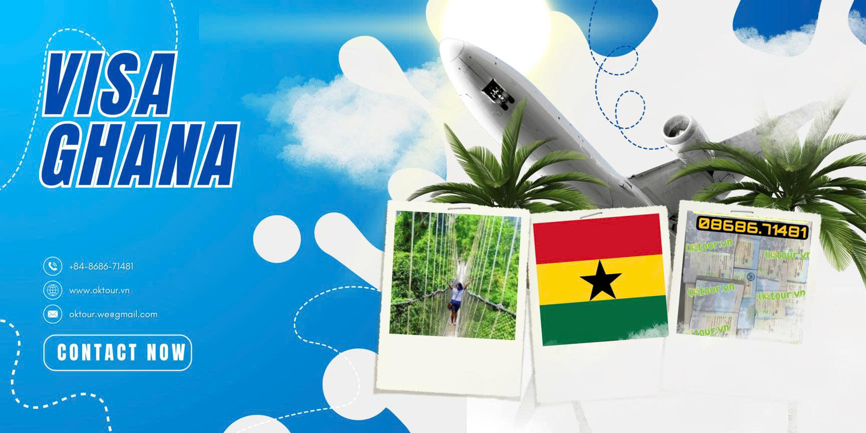 Hướng dẫn xin visa du lịch Ghana uy tín tại OKTOUR